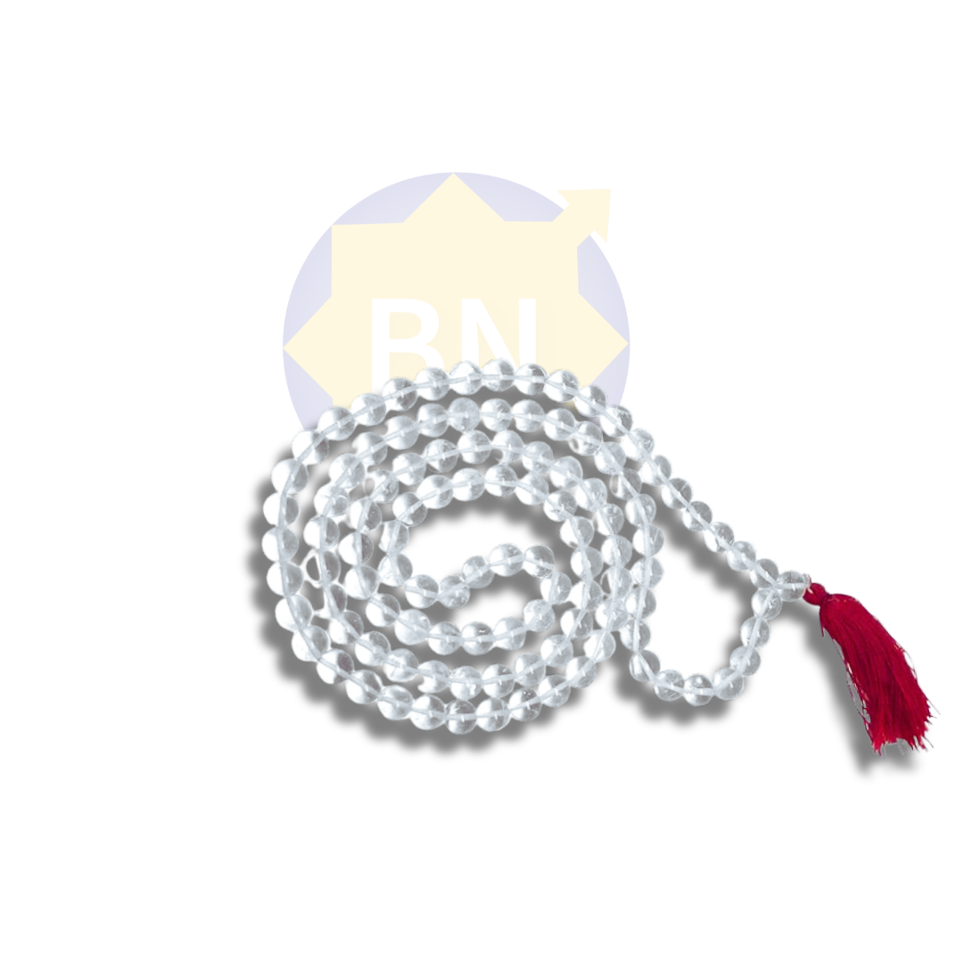 Spl Crystal Jaap Mala 108 Beads 8mm